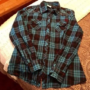 Women's Harley Plaid Flannel!